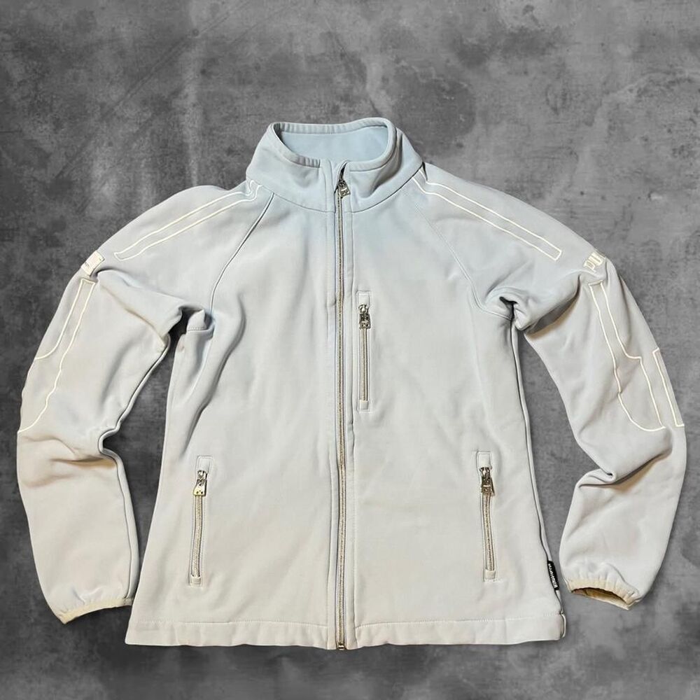 Puma Women's Blue and Grey Jacket